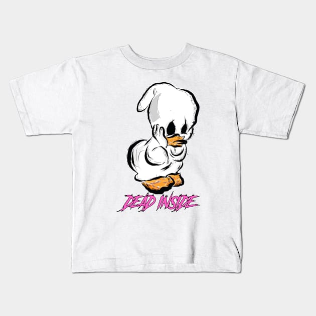 Dead Inside Ghost Kids T-Shirt by GetRight